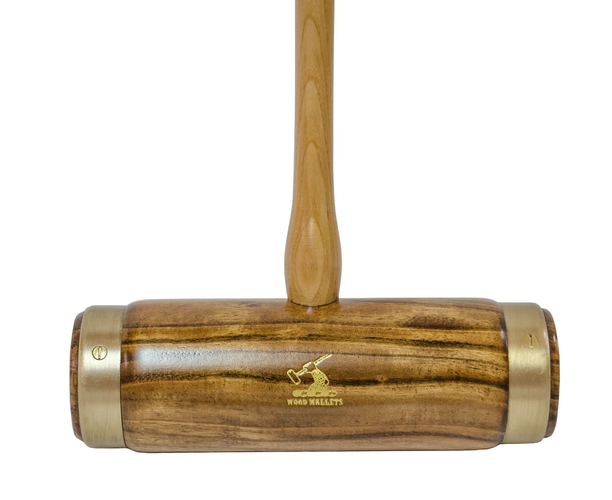 Hurlingham Croquet Mallet (Brass bound head) Wood Mallets